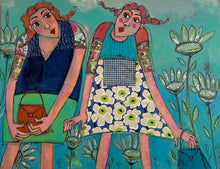 Charger l'image dans la galerie, Simsa, Au milieu des fleurs, 2024