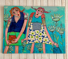 Charger l'image dans la galerie, Simsa, Au milieu des fleurs, 2024