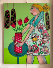 Charger l'image dans la galerie, Simsa, Le bouquet de tulipes rouge, 2026
