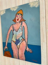 Charger l&#39;image dans la galerie, Simsa, Pauline à la plage, 2023
