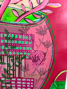 Simsa, Le vase rouge, 2025